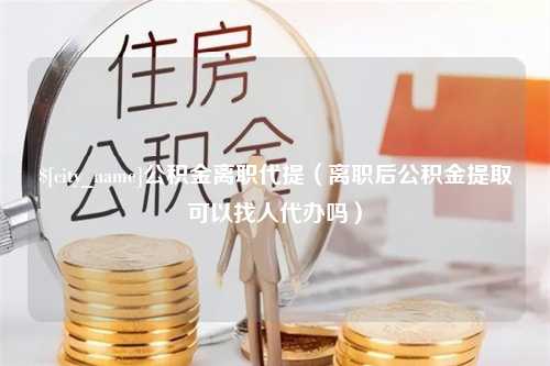 宝应县公积金离职代提（离职后公积金提取可以找人代办吗）